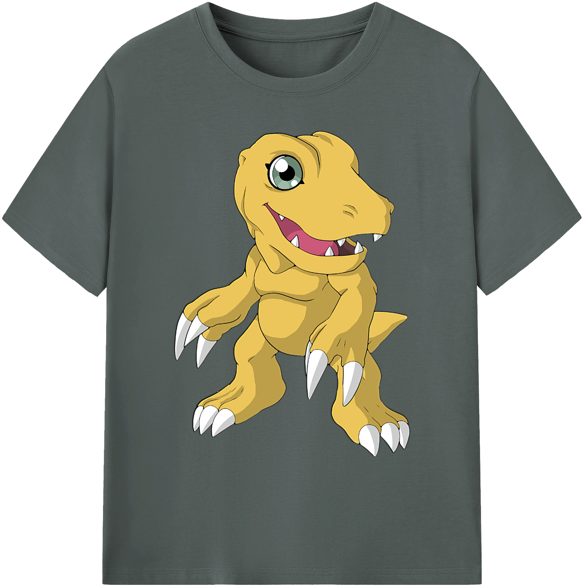 （画像用） Digimon デジタルモンスター/デジモン 綿100％ メンズ半袖Tシャツ｜肌触りやわらか＆通気性